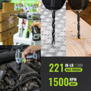 WORKPRO 108-Piece Portable Tool Set with Power Drill - Pink Ribbon