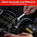 WORKPRO 7 Pcs Metric Super-Thin Wrench Set with Roll-up Organizer Pouch