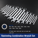 WORKPRO 22-Piece Ratcheting Combination Wrench Set