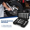 WORKPRO 12 Pcs Stubby Combination Wrench Set