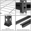 WorkPro 5-Tier Metal Storage Shelving Unit Adjustable Storage Rack Heavy Duty Shelf